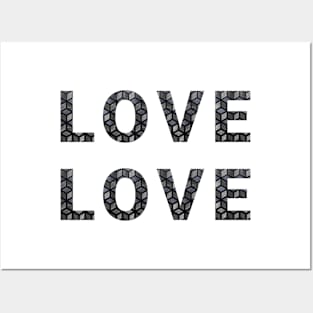 Abstract Love Love Posters and Art